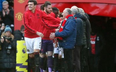 Manchester United swap child mascots for older ‘guests of honour’