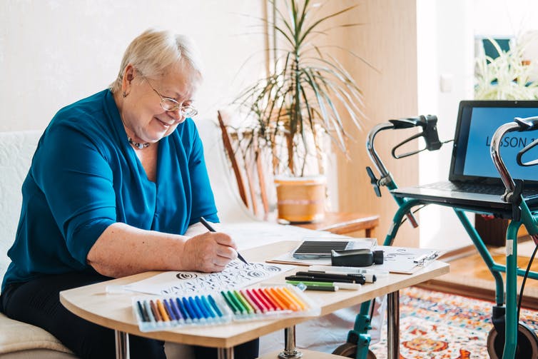 Online arts programming improves quality of life for isolated seniors